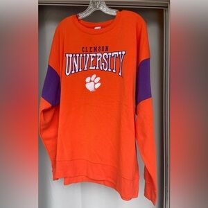 Clemson University unisex pullover sweatshirt